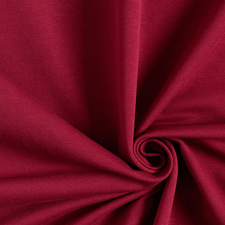 French Terry lourd – rouge bordeaux, image number 1