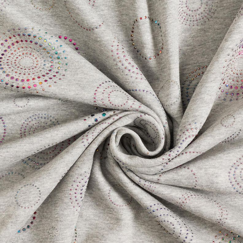 Polaire alpin Cercles de mandala en paillettes – argent/mélange de couleurs,  image number 3