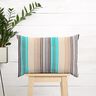 Tissu d’extérieur Canvas Dégradé de rayures – turquoise/gris,  thumbnail number 9