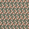 Crêpe mousseline Motif feuilles – noir/roseau,  thumbnail number 1