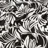 Jersey viscose Fleurs abstraites – noir/ivoire,  thumbnail number 2
