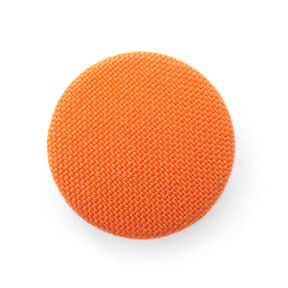Bouton recouvert, Classic Poly – orange, 