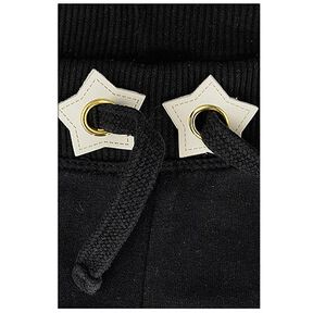 Œillet sur patch Similicuir étoile [ 4 Pièces ] – noir, 