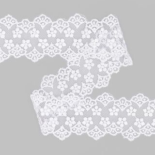Dentelle tulle empiècement (38 mm) 1 – blanc, 