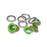 Œillets avec rondelles [20 unités | Ø 11 mm] | Prym – vert clair/argent métallisé,  thumbnail number 2