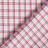 Tissu pour chemise à carreaux décalés – blanc/bleu marine,  thumbnail number 4