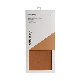 Papier à écrire Cricut Smart Label, pack de 4 [13,9 x 30,4 cm] | Cricut – marron, 