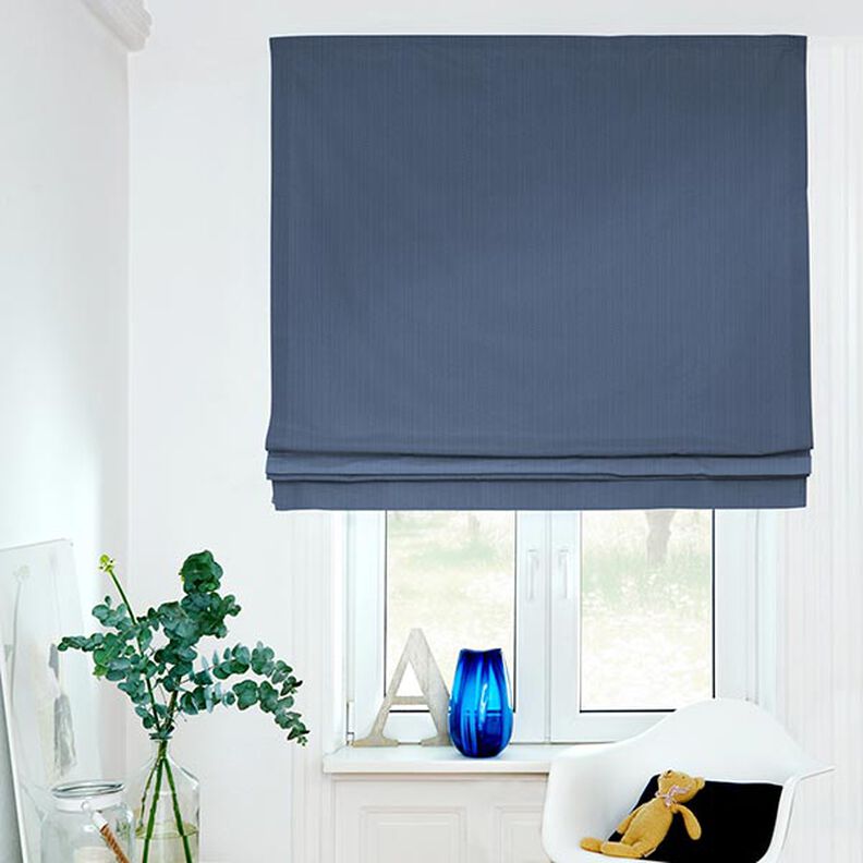 Tissu occultant Chevrons – bleu jean,  image number 6