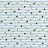 Popeline coton Rayures et pois Impression numérique – ivoire/bleu ciel,  thumbnail number 1