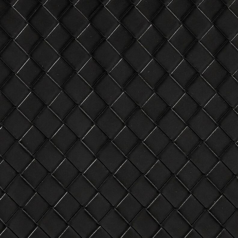 Similicuir tressé | Katia Fabrics – noir,  image number 1