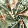 Crêpe satin magnolias et feuilles de palmier – roseau/beige,  thumbnail number 3