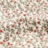 Tissu gaze de coton Tissu matelassé Fleurs romantiques – écru/myrtille,  thumbnail number 4
