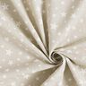 Tissu de décoration Semi-panama Étoiles – nature/blanc,  thumbnail number 3