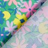 Coton enduit Pastellblumen | Poppy Fabrics – vert herbe/rose,  thumbnail number 5