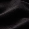 Velours à côtes fines stretch – noir,  thumbnail number 2