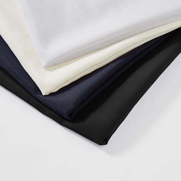 Tissu voile en coton et soie super léger – noir,  image number 4