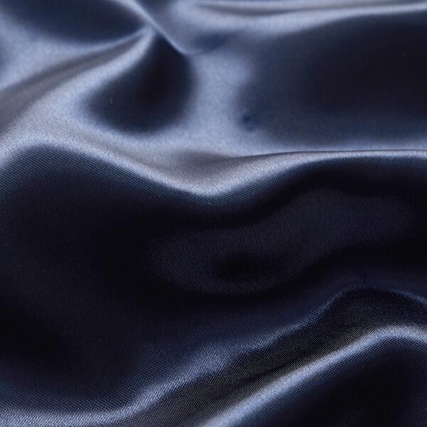 Satin polyester – bleu nuit,  image number 3