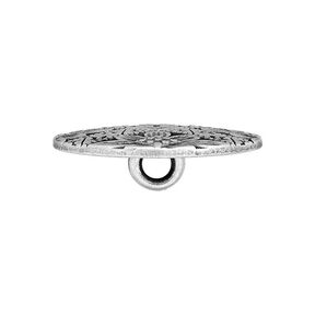 Bouton métal Folklorique 1 – argent métallique, 