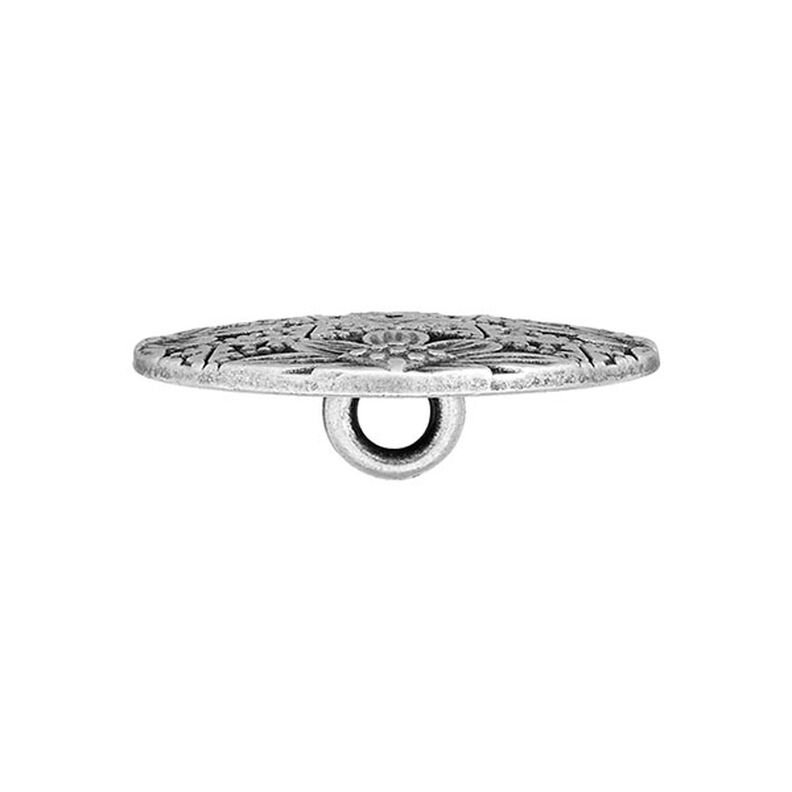 Bouton métal Folklorique 1 – argent métallique,  image number 2