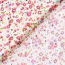 Popeline de coton Mille-fleurs – blanc/rose vif,  thumbnail number 4