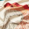 Panneau satin oiseaux et fées | Katia Fabrics – bleu aqua/crème,  thumbnail number 8