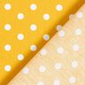 Popeline coton Grands pois – moutarde/blanc,  thumbnail number 6