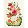 panneau décoratif Sergé fleurs aquarelles – ivoire/baies,  thumbnail number 5