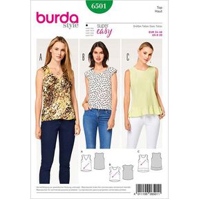 Haut, Burda 6501, 