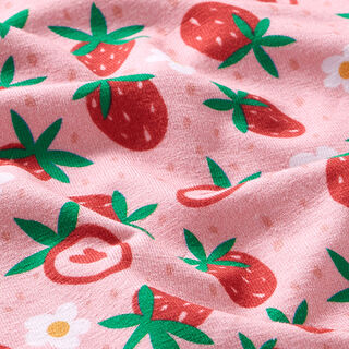 Jersey coton Fraises sucrées | PETIT CITRON – rose, 