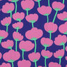 Tissu viscose LENZING™ ECOVERO™ Poppies | Nerida Hansen – bleu marine/rose vif,  thumbnail number 1