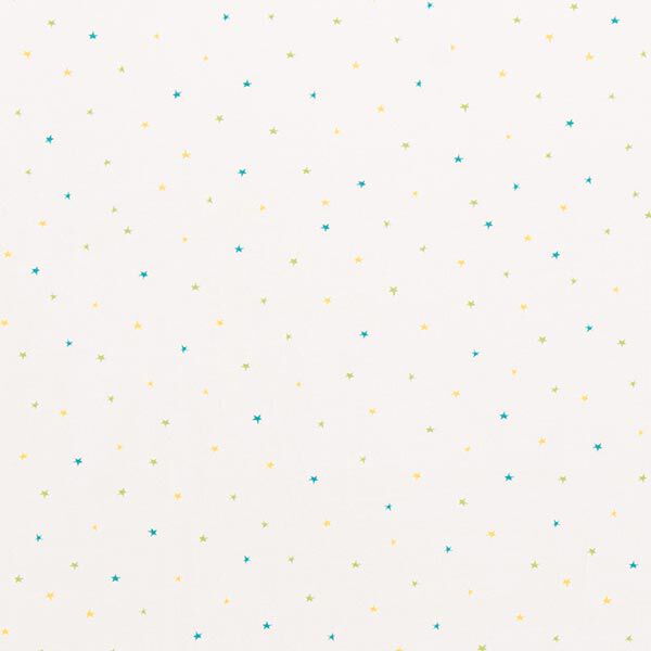 Jersey coton petites étoiles | PETIT CITRON – écru,  image number 1