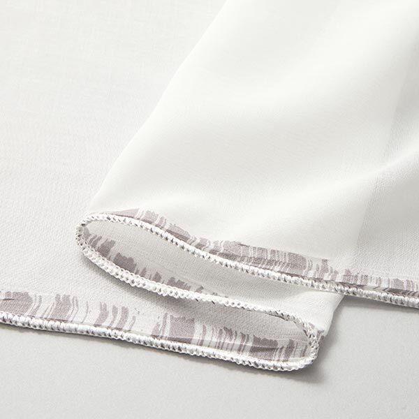 Tissu pour voilages Voile Rayures délicates 295 cm – gris soie/ivoire,  image number 5