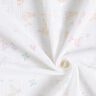 Tissu double gaze de coton Papillons Imprimé feuille – blanc,  thumbnail number 4