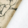 Tissu de décoration Semi-panama Fleurs dessinées – anémone/noir,  thumbnail number 4