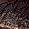 Jersey cotonTissu bordure Mandala avec taches d'or | Glitzerpüppi – marron noir/or,  thumbnail number 2