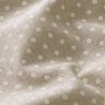 Tissu de décoration Semi-panama Points classiques – nature/blanc,  thumbnail number 2