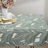 Tissu de décoration Panama Feuilles élégantes – roseau/nature,  thumbnail number 8