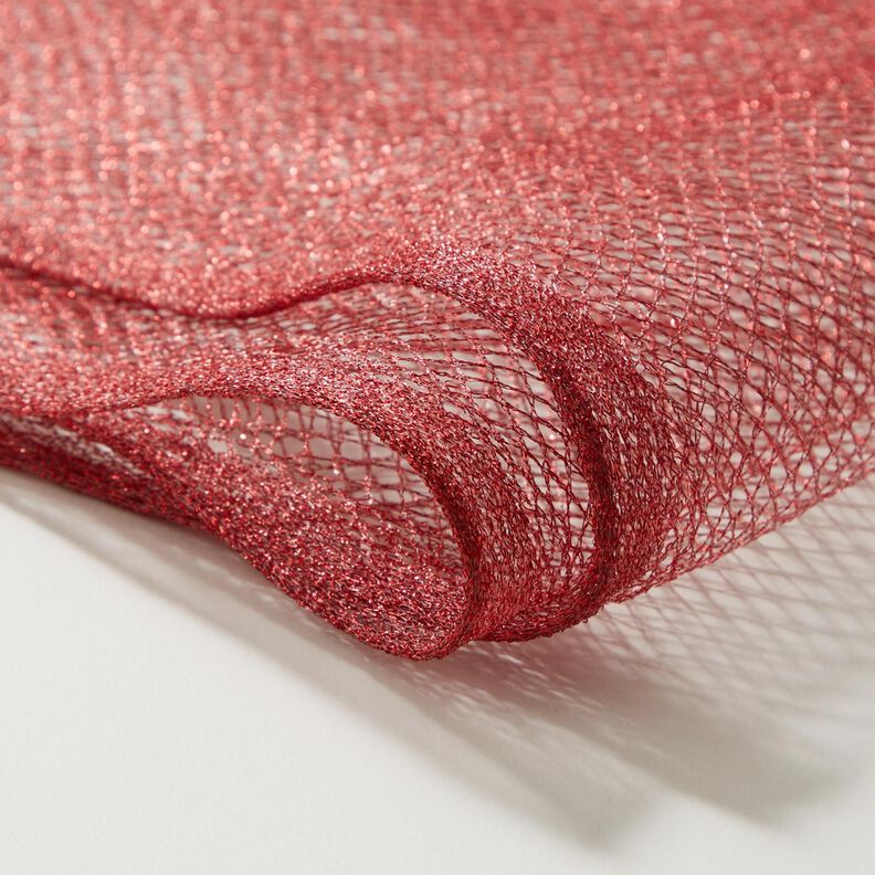 Tulle Métallique – carmin,  image number 3