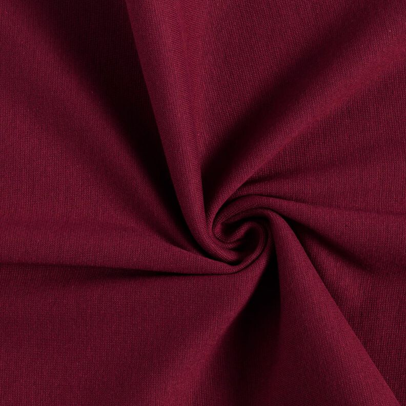 Bord-côte uni – rouge bordeaux,  image number 1