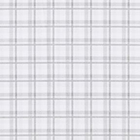 Popeline de coton Double carreaux – blanc/argent, 
