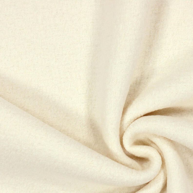Loden de laine foulé – crème, image number 1