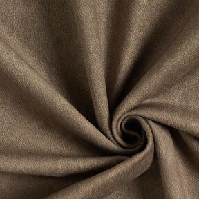 Tissu de revêtement Aspect velours – taupe foncé, 