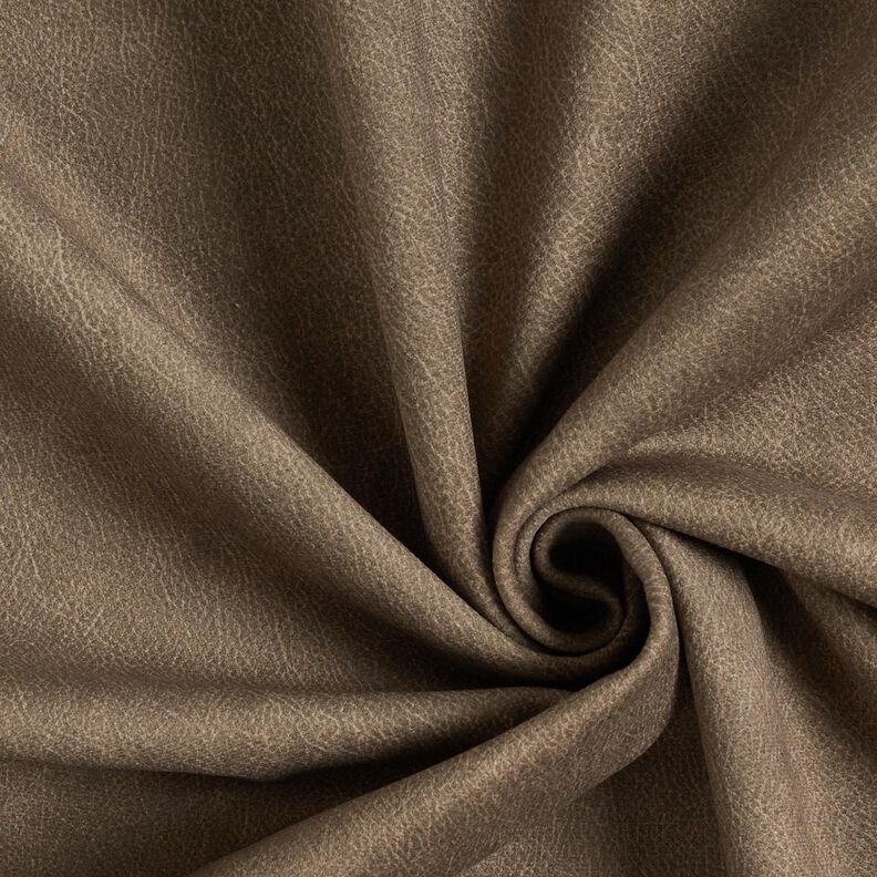 Tissu de revêtement Aspect velours – taupe foncé, image number 1