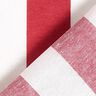 Tissu de décoration Canvas Rayures – rouge/blanc,  thumbnail number 4