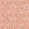 Tissu en coton Cretonne Mini feuilles – homard/blanc,  thumbnail number 1
