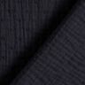 Tissu double gaze de coton dobby – noir,  thumbnail number 4