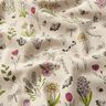 Tissu de décoration Semi-panama Fleurs de printemps – nature/rose,  thumbnail number 2