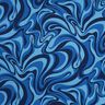Crêpe de viscose avec vagues – bleu marine/bleu roi,  thumbnail number 1