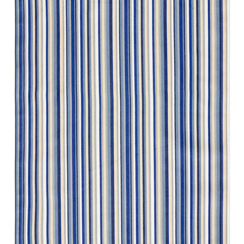 Extérieur Tissu pour chaise longue Rayures verticales 44 cm – indigo/beige,  image number 1