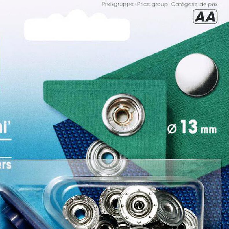 Mini boutons-pression sport [Ø 13 mm] - argent métalliqueé| Prym,  image number 2